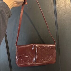Etienne Aigner Burgundy Shoulder Bag/Clutch